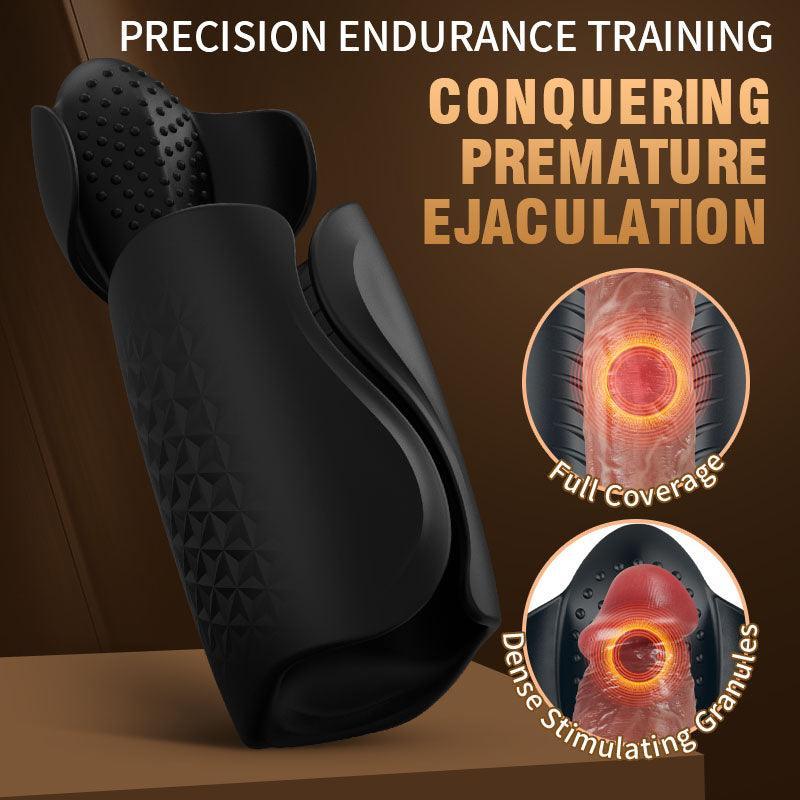 Intense Pleasure Pulse 10 Vibrating Expanding Wings Male Masturbator - Xoxomoving