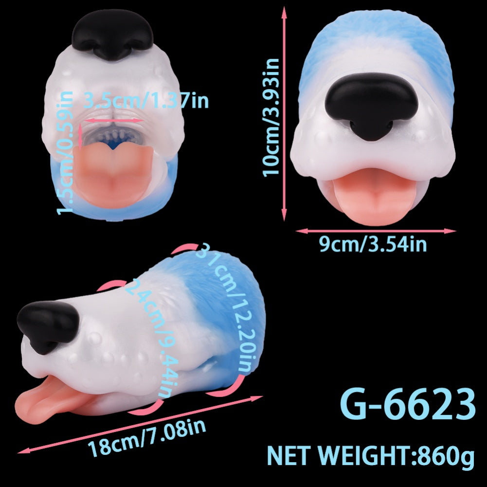 Cute Snoopy Dog-Mouth Blowjob Pocket Pussy - Fantasy Penis Massage Oral Sex Masturbator Xoxomoving