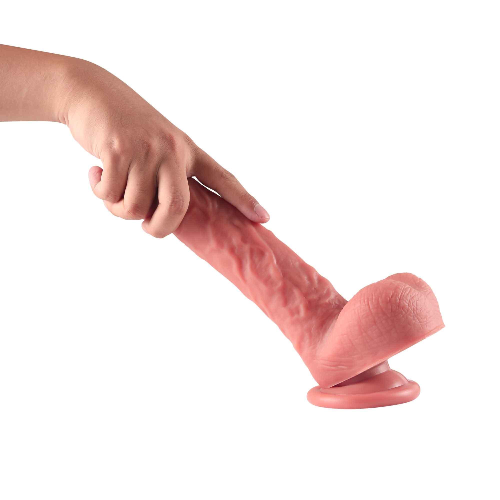 James - Silicone Stick On Wall Dildo 8 Inch - Xoxomoving