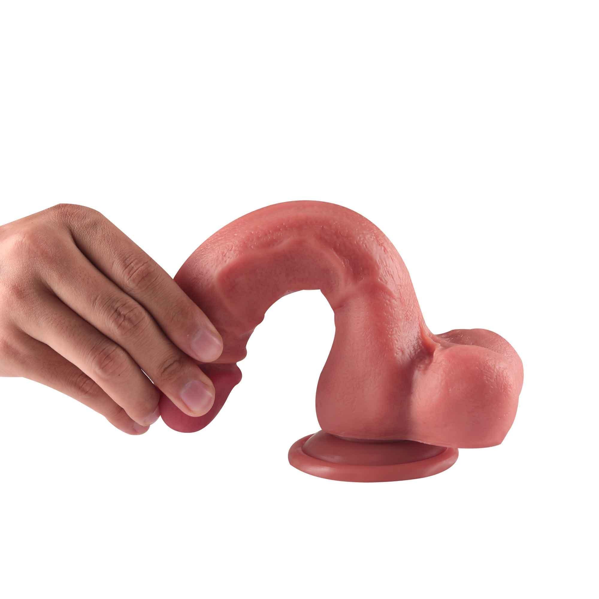 Japos - Realistic Silicone Suction Dildo 6 Inch - Xoxomoving