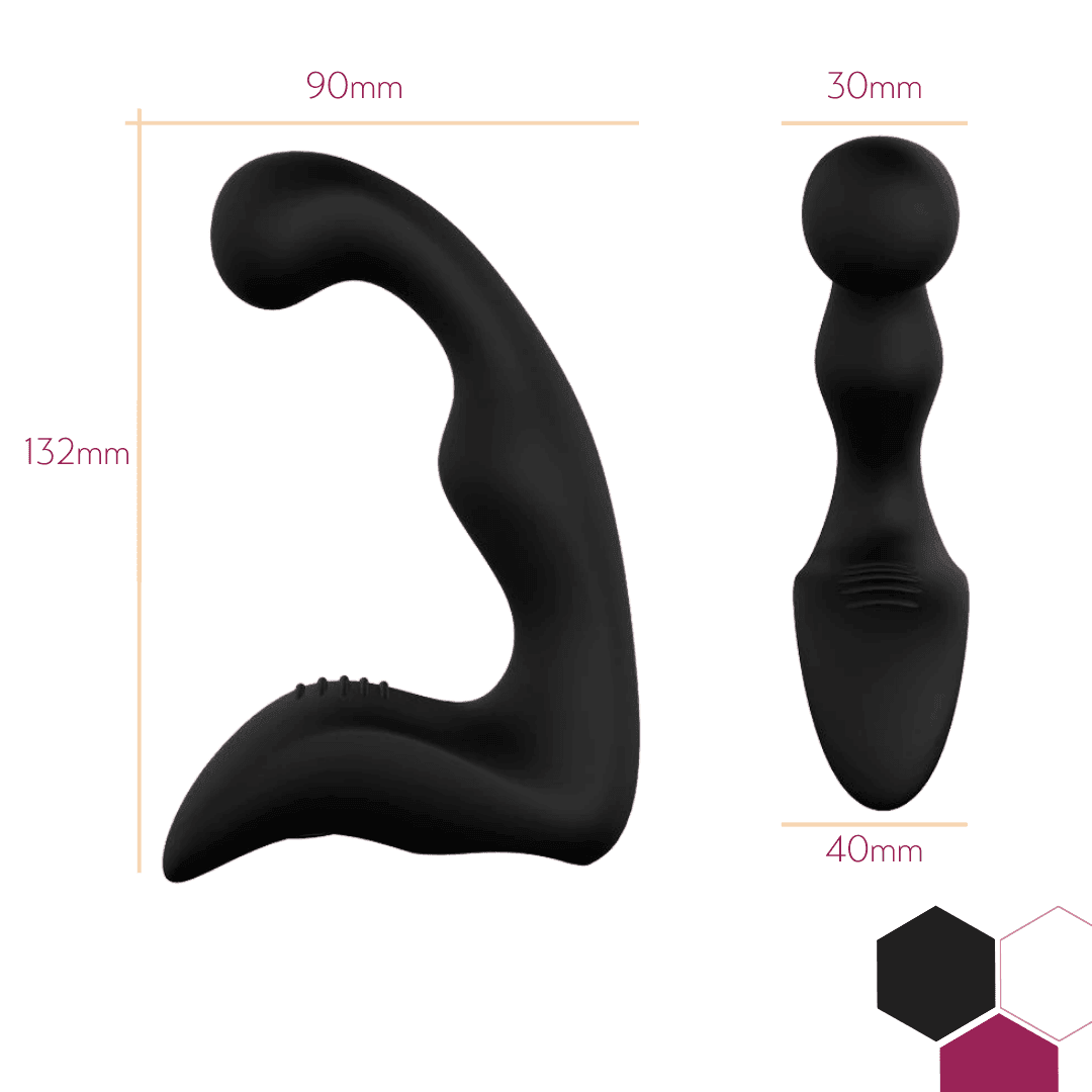 Jazzy Massage: Waterproof G-spot & Prostate Vibrator with 9 Modes - Xoxomoving