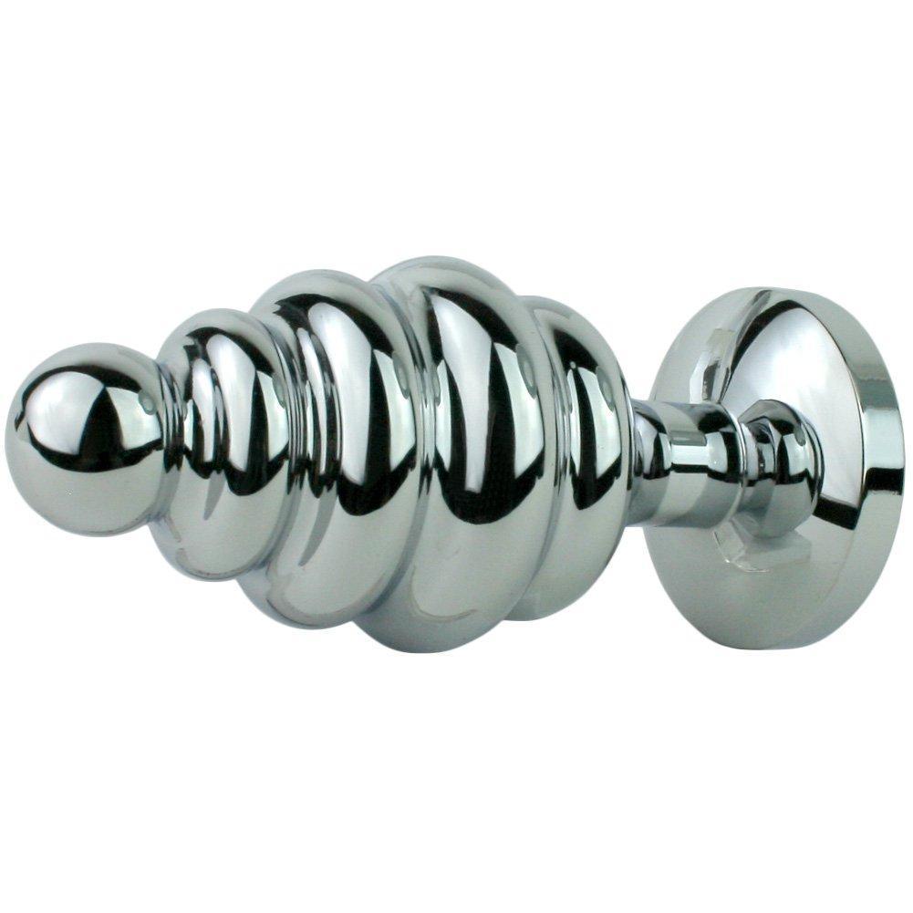 Jewel Metal Booty Plug - Rippled for Intense Sensations! - Xoxomoving