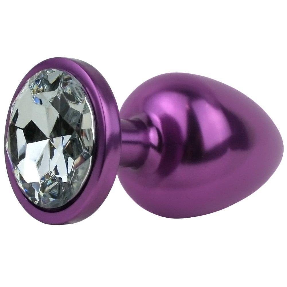 Jeweled Aluminum Anal Plug - Great for Temperature Play! - Xoxomoving