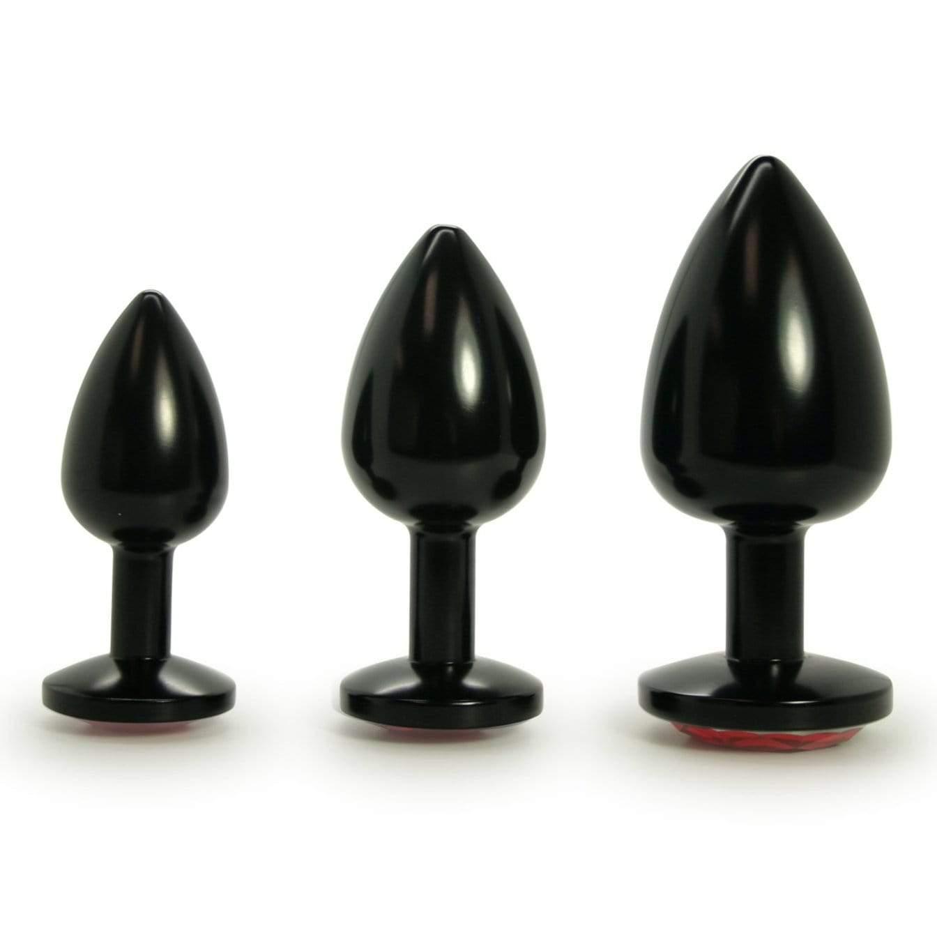 Jeweled Aluminum Anal Plug - Great for Temperature Play! - Xoxomoving