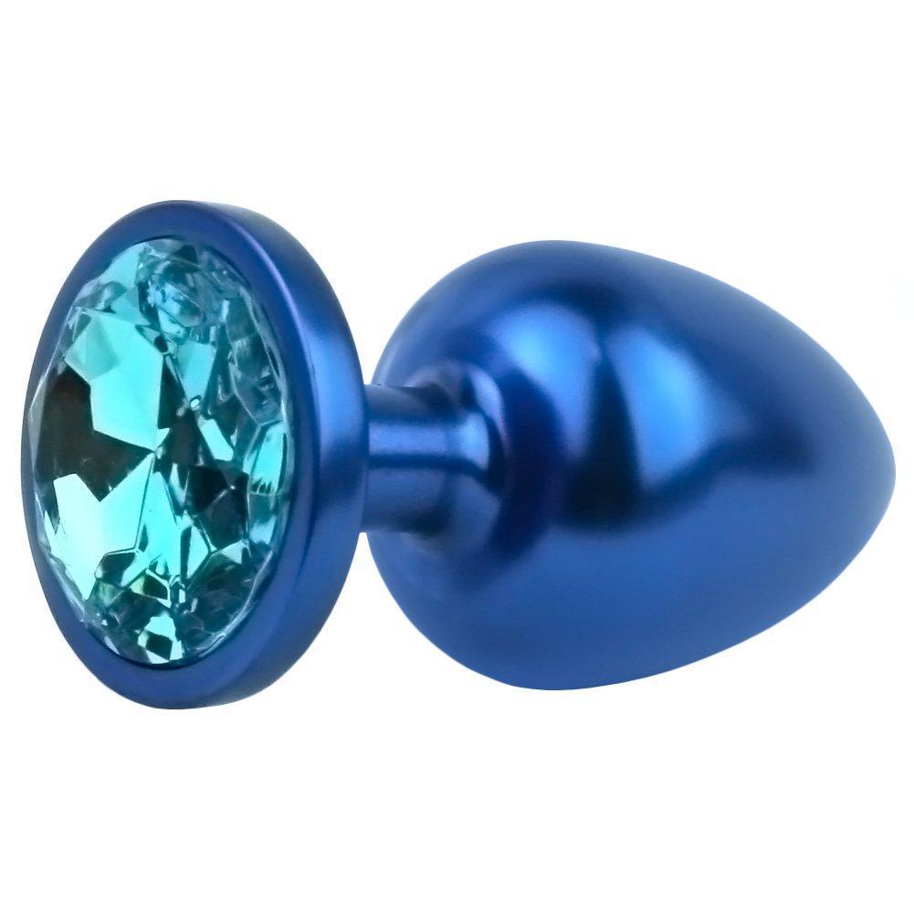 Jeweled Aluminum Anal Plug - Great for Temperature Play! - Xoxomoving