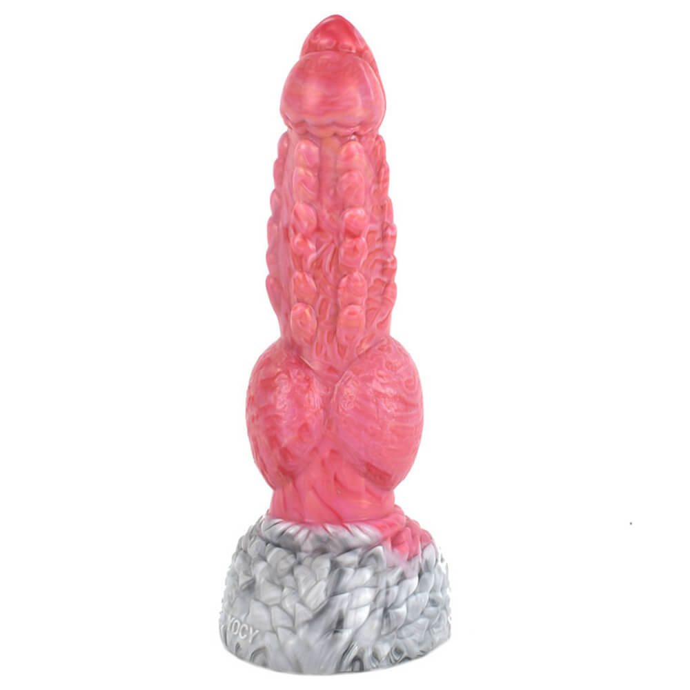 Jila Fantasy Knot Dildo – Textured Monster-Inspired Silicone Dildo with Suction Cup