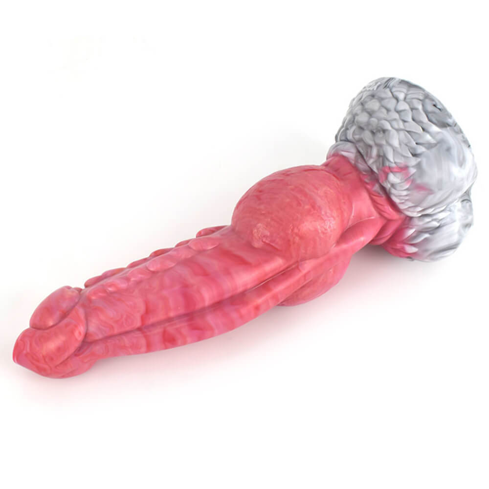 Jila Fantasy Knot Dildo – Textured Monster-Inspired Silicone Dildo with Suction Cup
