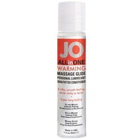 JO Massage Glide Warming 1oz - Xoxomoving