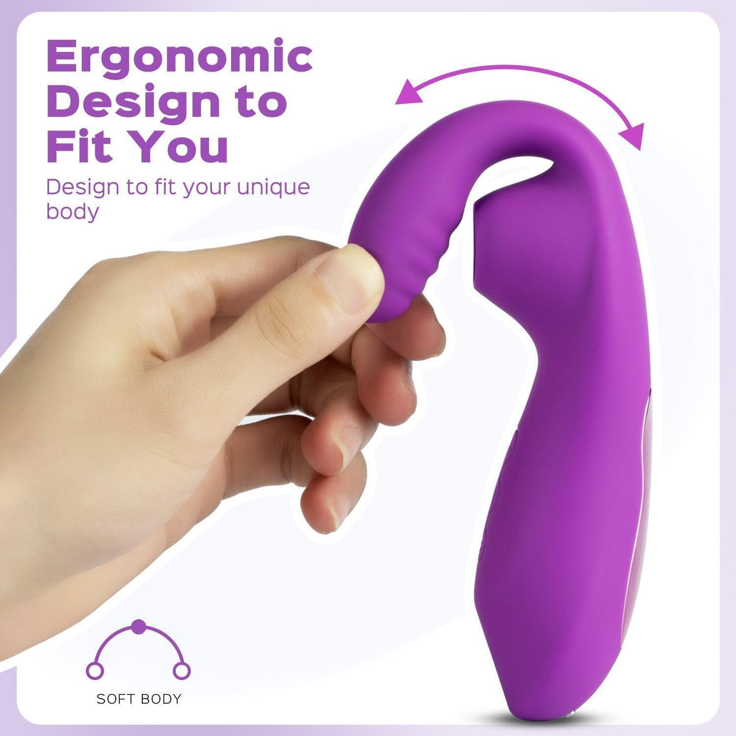 July - Multi Function Clit Sucking Vibrator - Xoxomoving