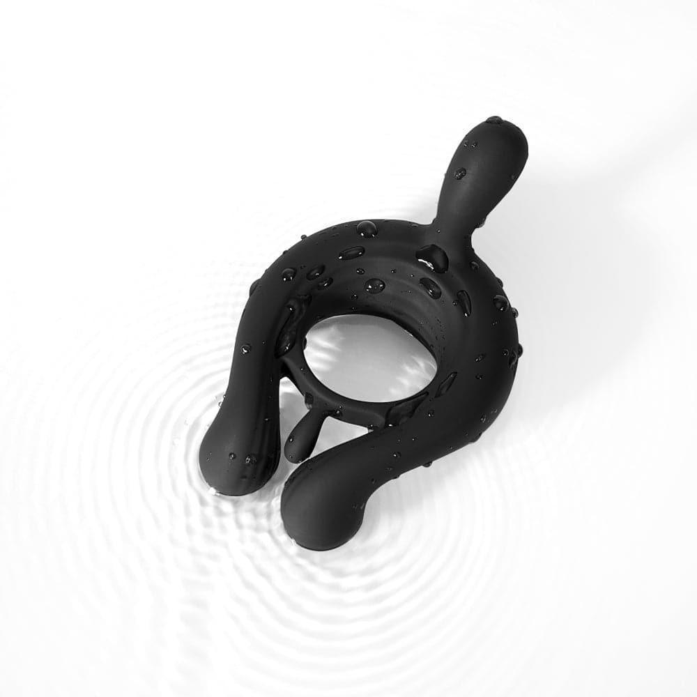 Kairos - Vibrating Cock Ring with 3 Bullets - Xoxomoving