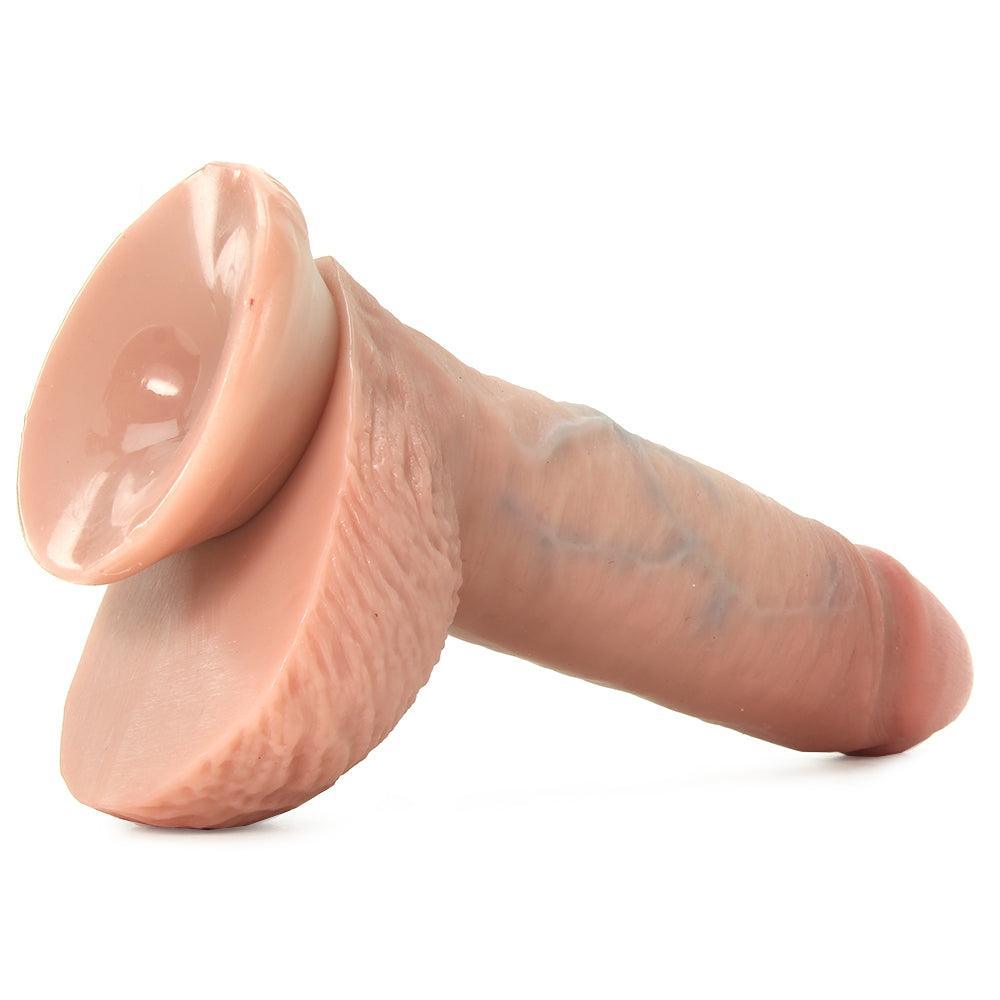 King Cock 7 Inch Cock with Balls in Flesh - Xoxomoving