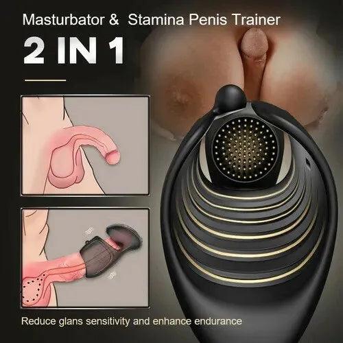 King Kong - Vibrating Male Masturbator & Penis Massager - Xoxomoving