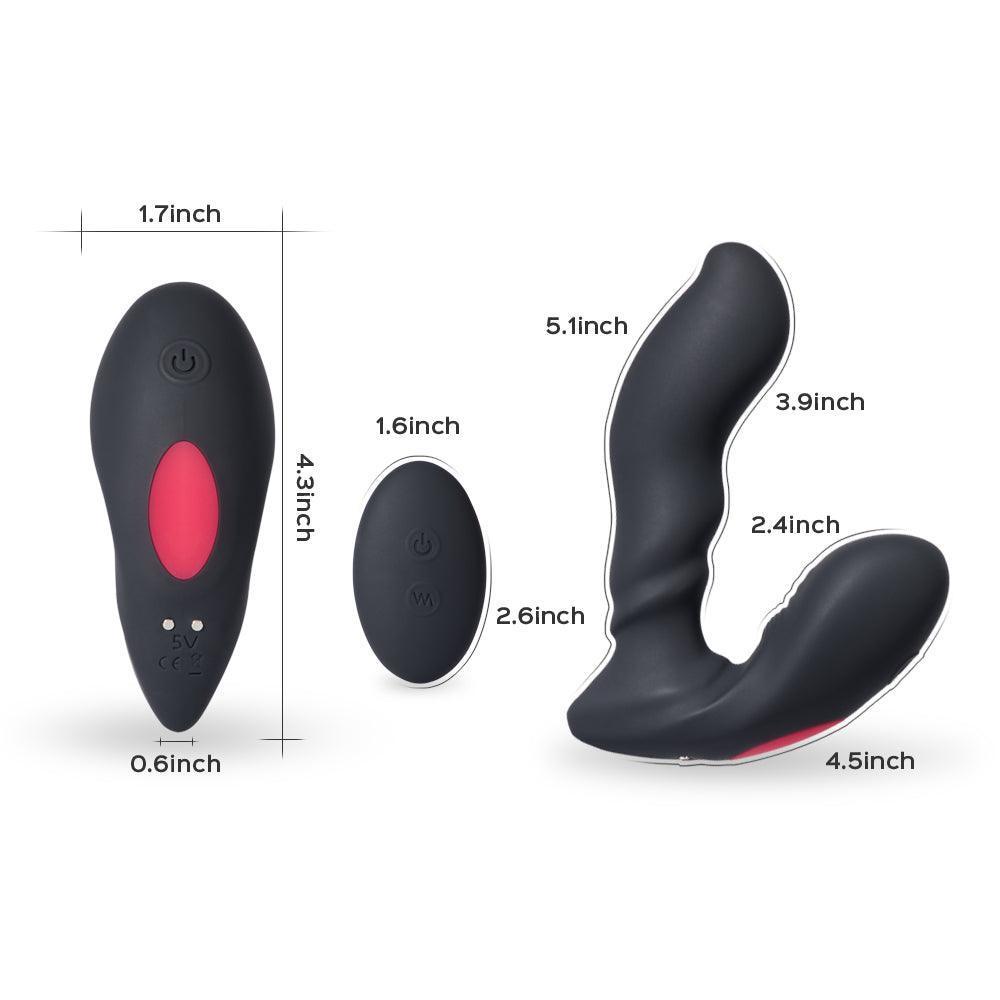 Kingsley Remote Control Butt Plug - Vibrating Anal Toy - Xoxomoving