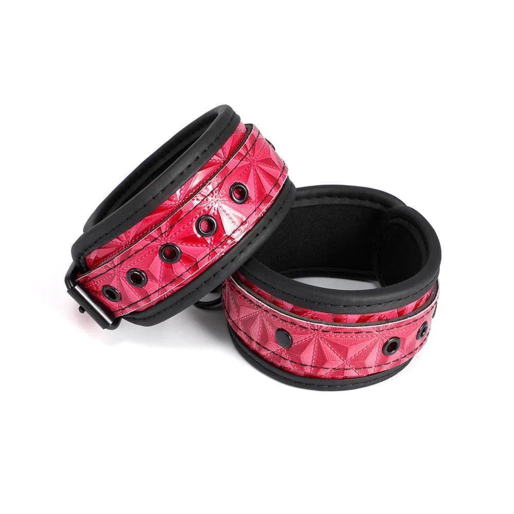 Kinky Play Ankle Cuffs - Pink - Xoxomoving