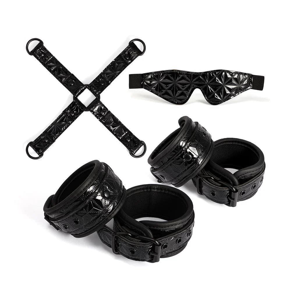 Kinky Play Bondage Kit - Black - Xoxomoving