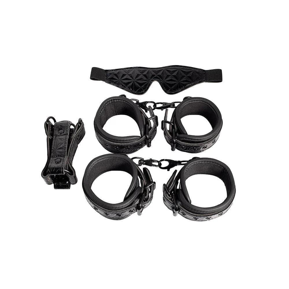 Kinky Play Bondage Kit - Black - Xoxomoving