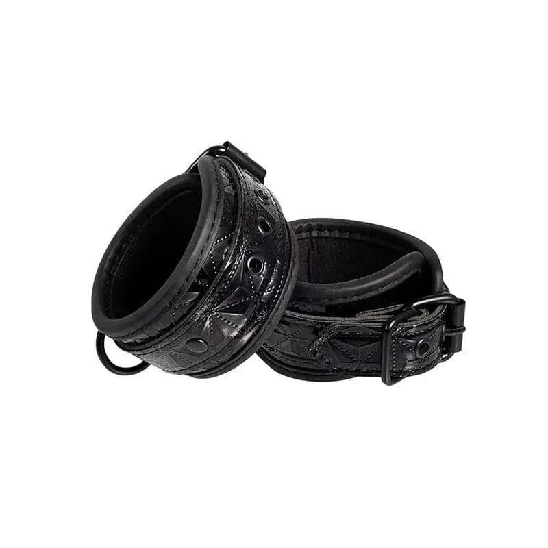 Kinky Play Wrist Cuffs - Black - Xoxomoving