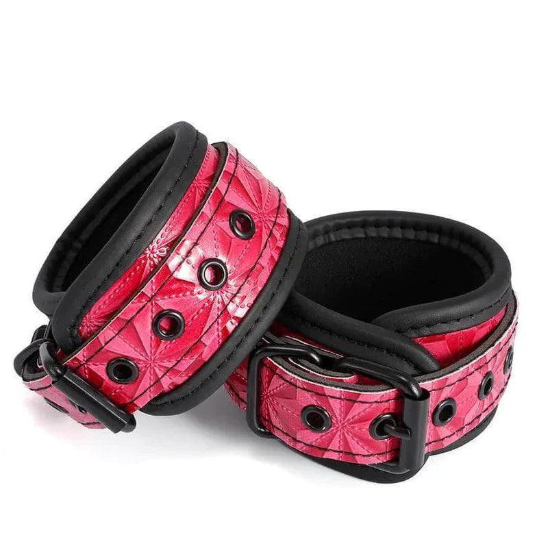 Kinky Play Wrist Cuffs - Pink - Xoxomoving