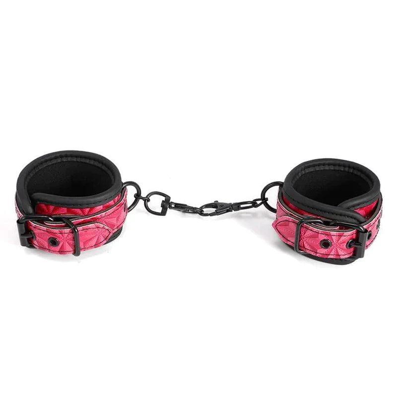 Kinky Play Wrist Cuffs - Pink - Xoxomoving