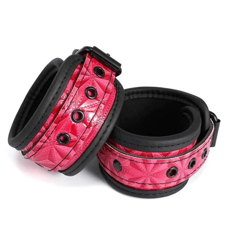 Kinky Play Wrist Cuffs - Pink - Xoxomoving