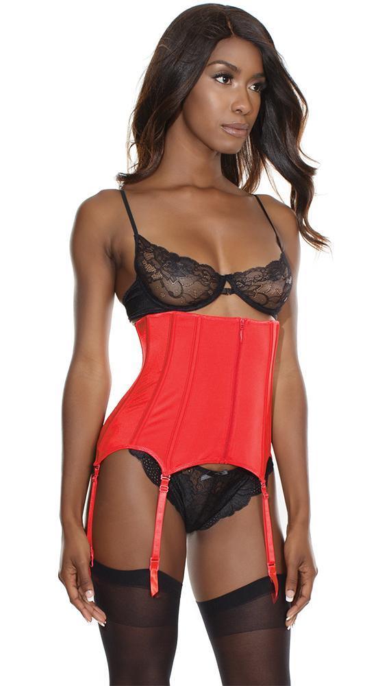 Lace Up Back Waist Cincher - Xoxomoving