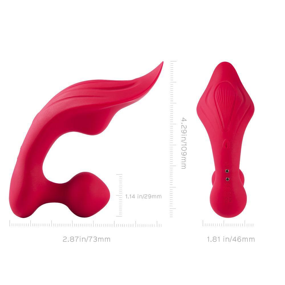 Lamia Dual Panty Vibrator: Ultimate Pleasure for Clit and Anal Stimulation - Xoxomoving