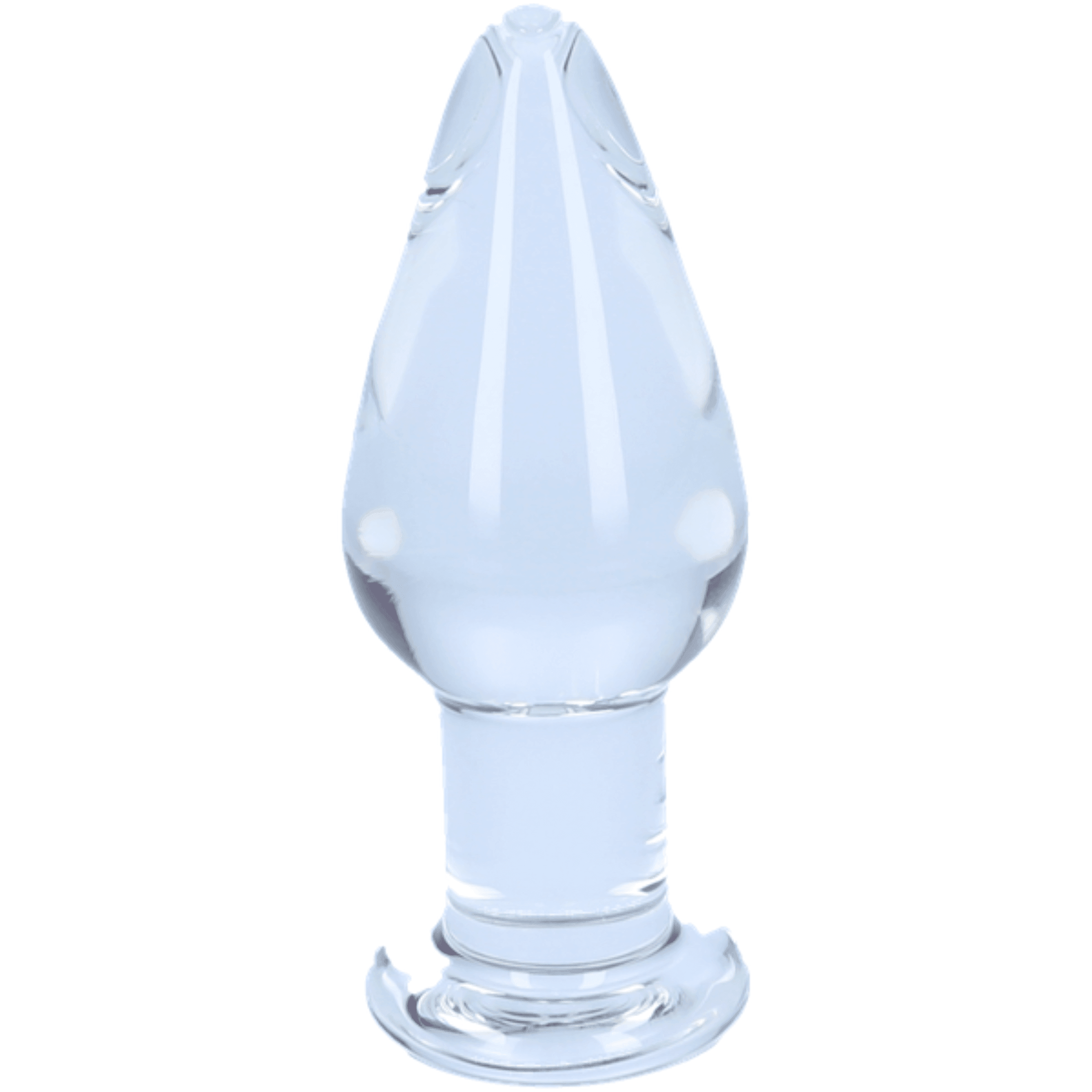 Large Tapered Glass Anal Plug - Xoxomoving