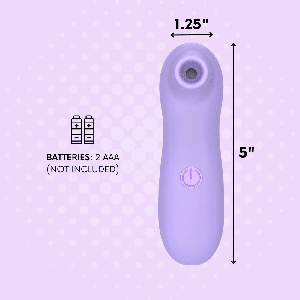 Lavender Air Pulse Clitoral Stimulator - Xoxomoving