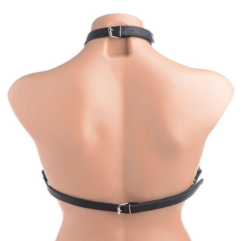 Leather Harness Bra - Xoxomoving