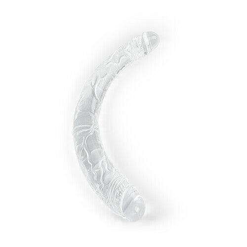 LELE Transparent Double-ended Manual Dildo 14.76 Inch - Xoxomoving