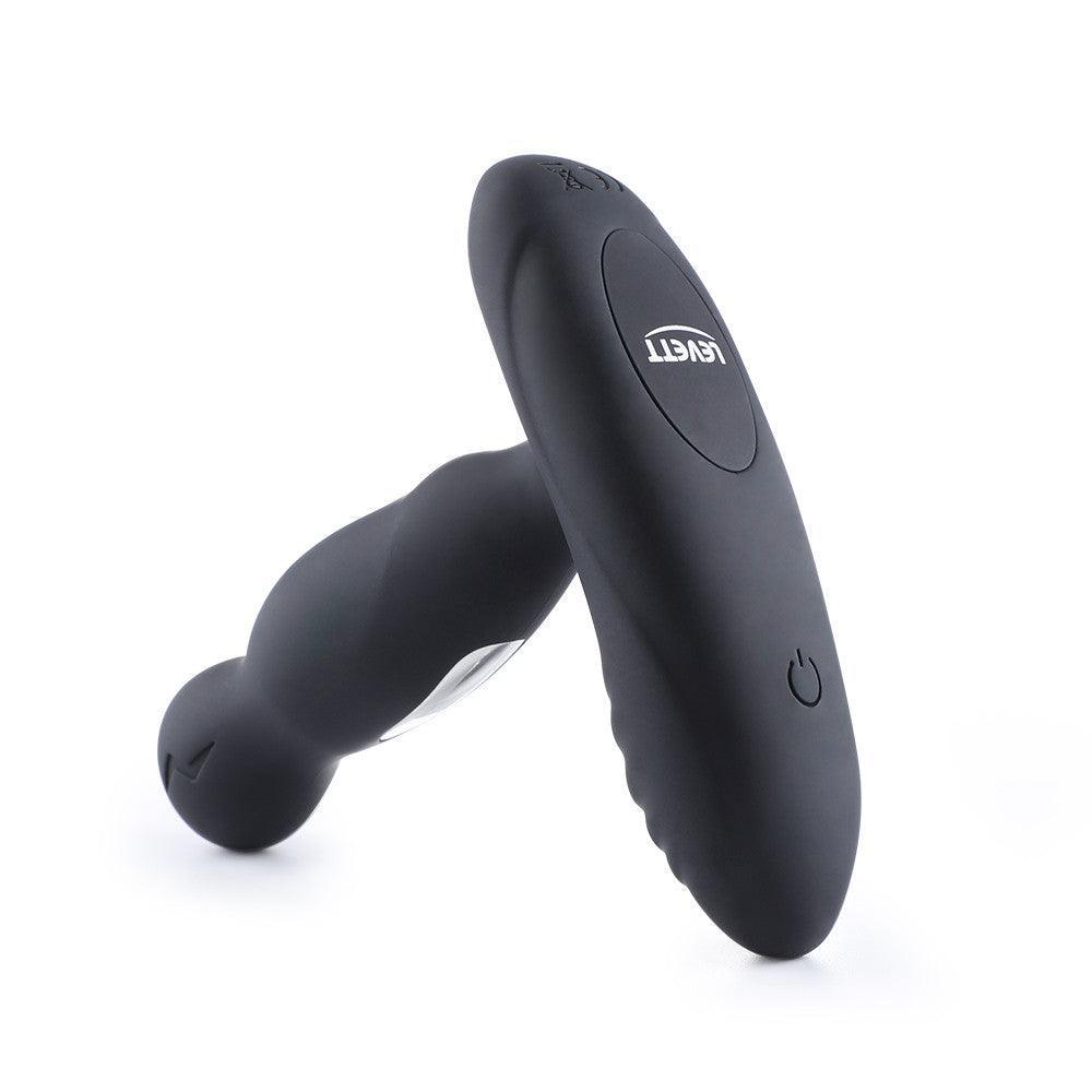 Levett E-Stim 360 Rotation Vibrating Prostate Anal Plug with Remote Control - Xoxomoving