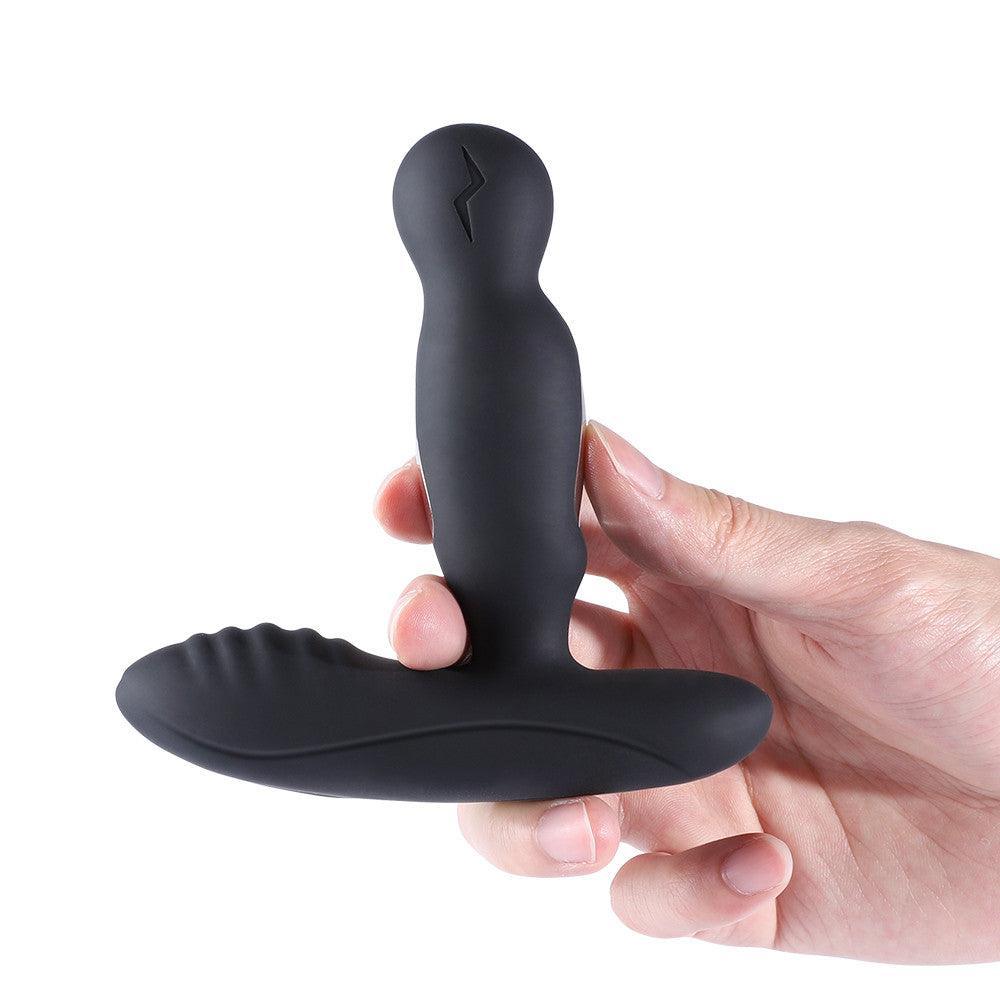 Levett E-Stim 360 Rotation Vibrating Prostate Anal Plug with Remote Control - Xoxomoving