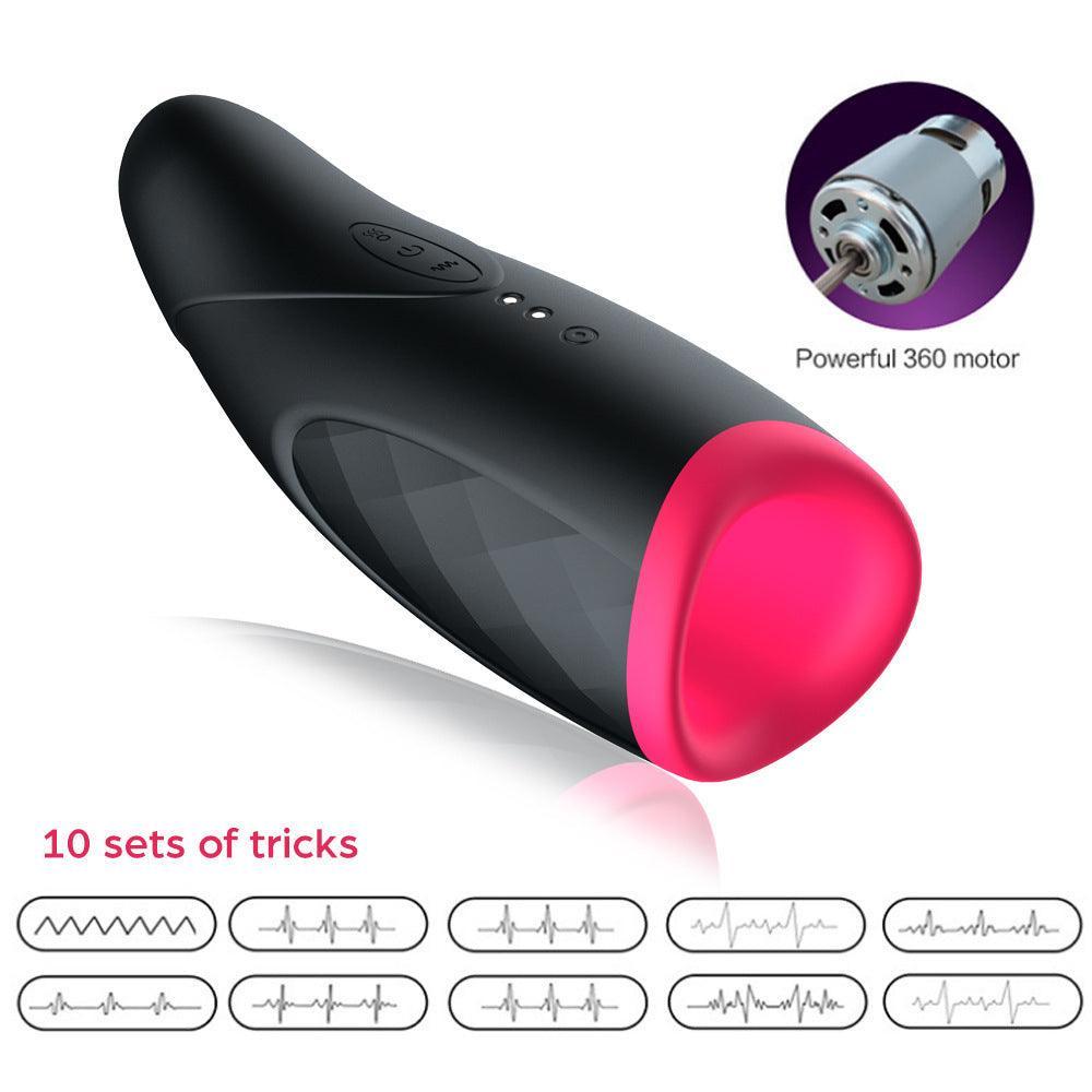 Liam 3 In 1 Clamping Vibrating Heating Powerful Masturbator - Xoxomoving