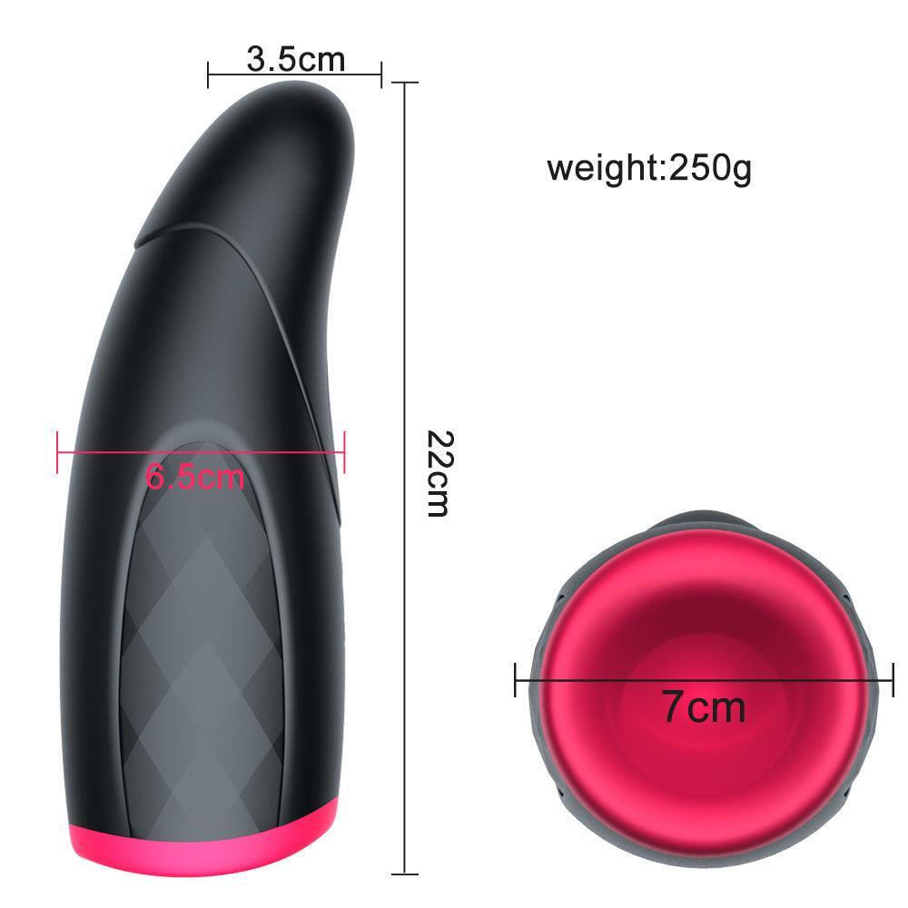 Liam 3 In 1 Clamping Vibrating Heating Powerful Masturbator - Xoxomoving