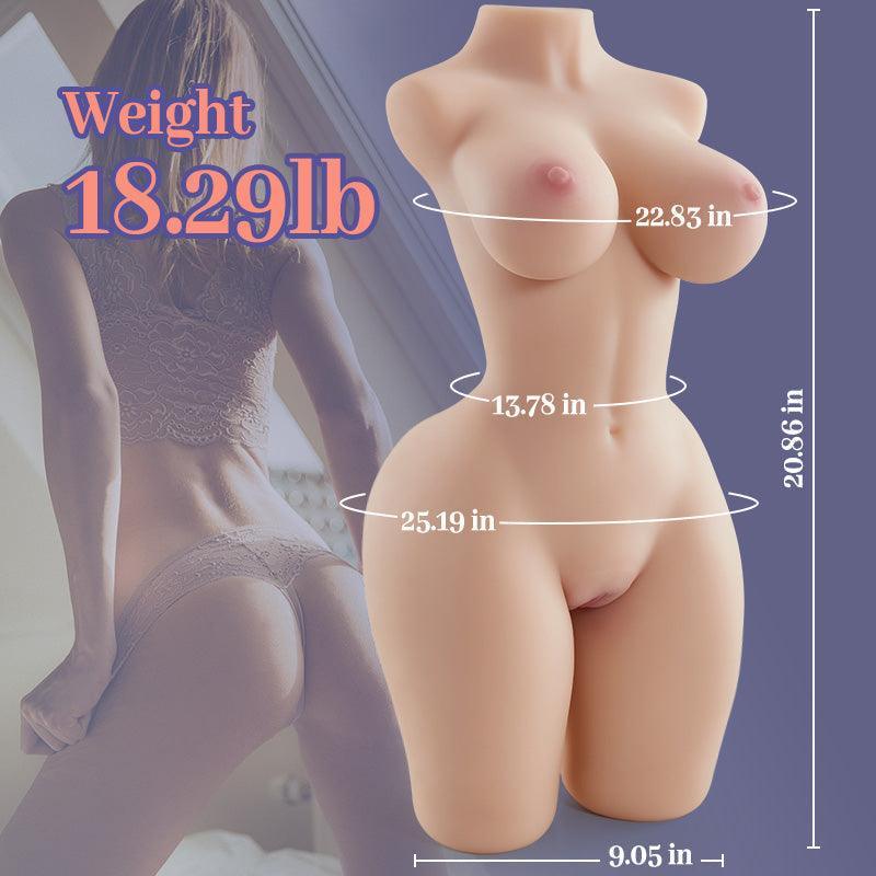 Lillie - 18.29 lbs Sexy Lifelike Butt with Perfect Nipples and Lumbar - Xoxomoving