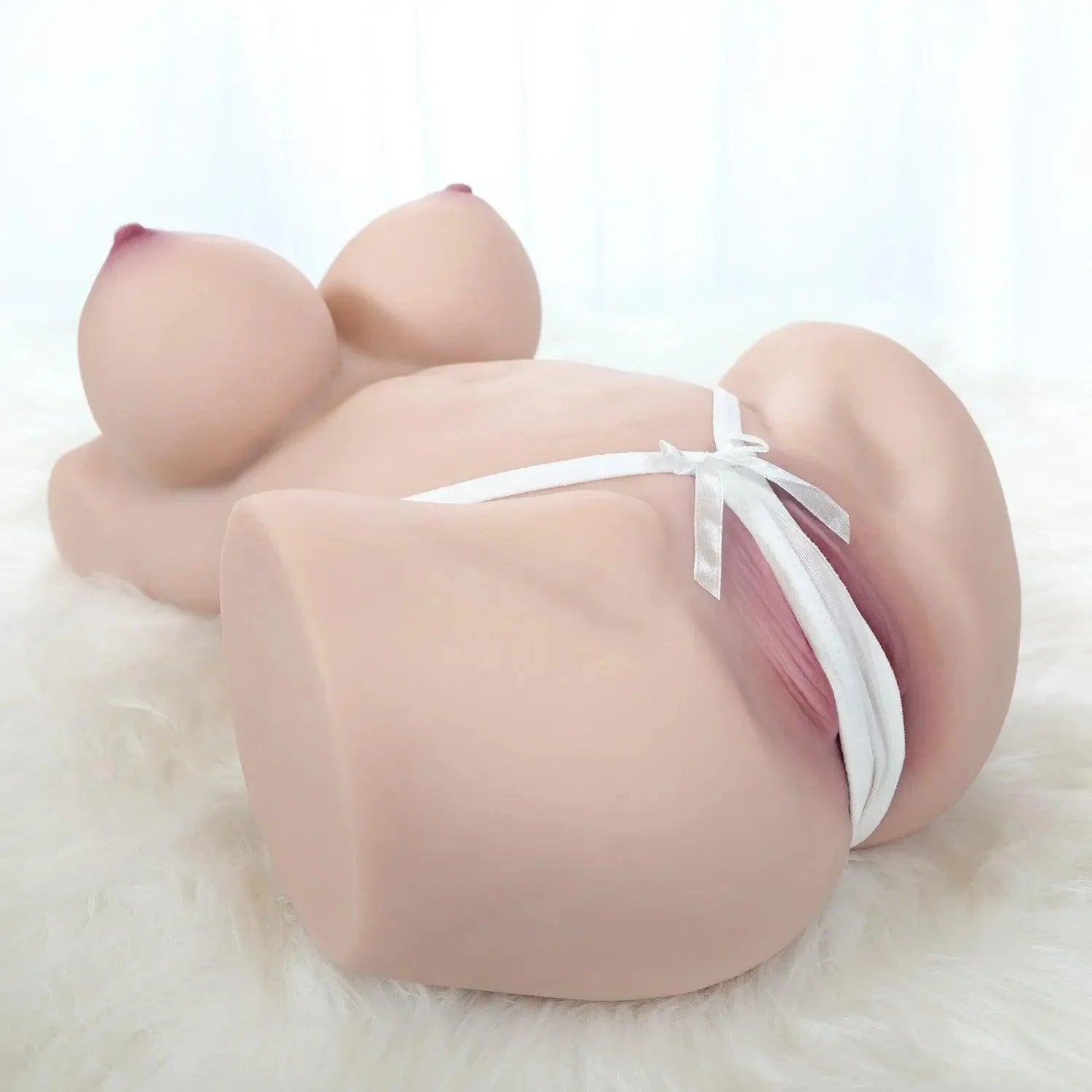 Linda - 16.1lb Realistic Sex Doll Torso with Big Tits Ass Pussy for Breast Vaginal Anal Sex - Xoxomoving