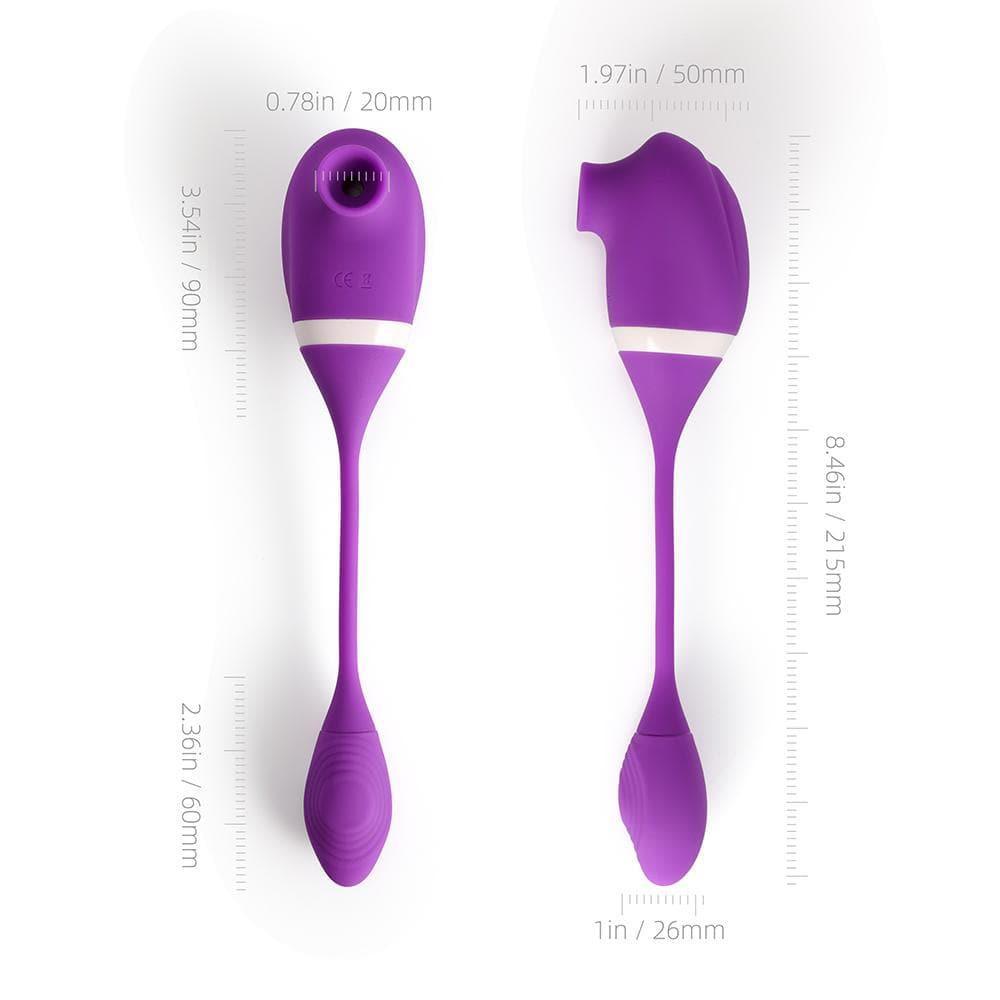 Lolita - Clit Sucking Toy & Egg Vibrator - Xoxomoving