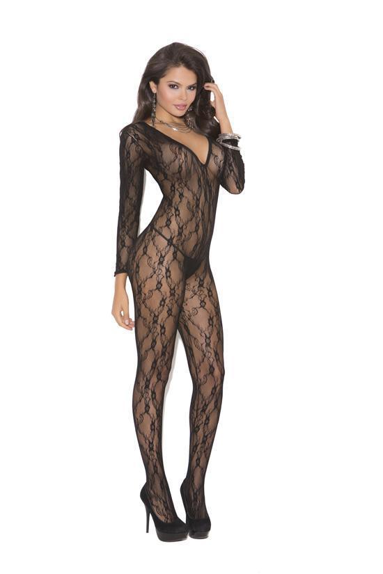 Long Sleeve Bodystocking - One Size Fits Most - Xoxomoving