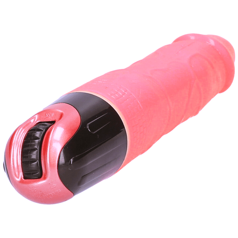 Long Vibrating Pink Dildo - Explore Pleasure with Multi-Speed Dial - Xoxomoving