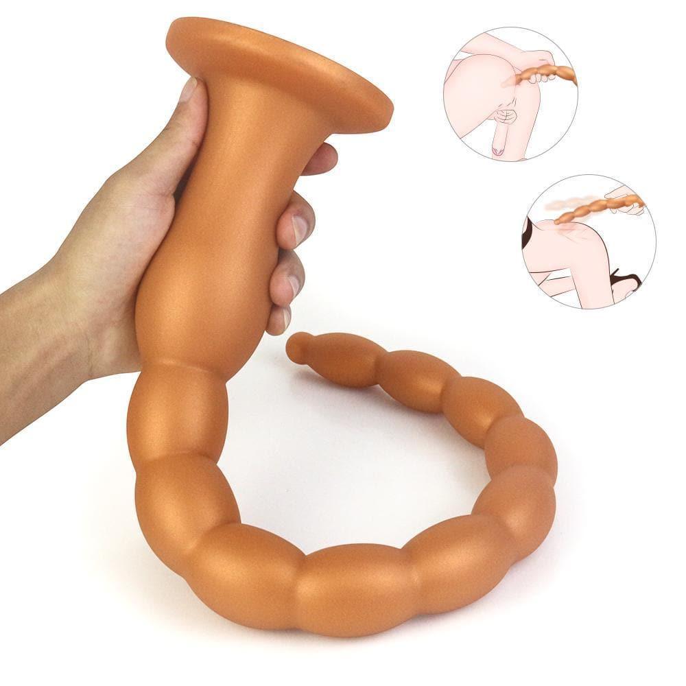 Loren- Silicone 25 inch Huge Anal Bead - Xoxomoving