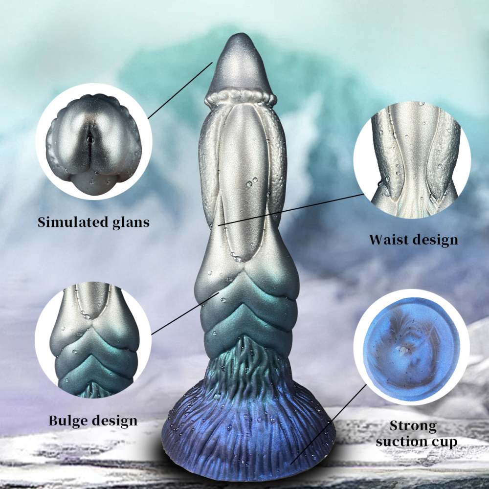Alien Dragon Fantasy Dildo - 9 Inch Alien Dragon Dildo Xoxomoving