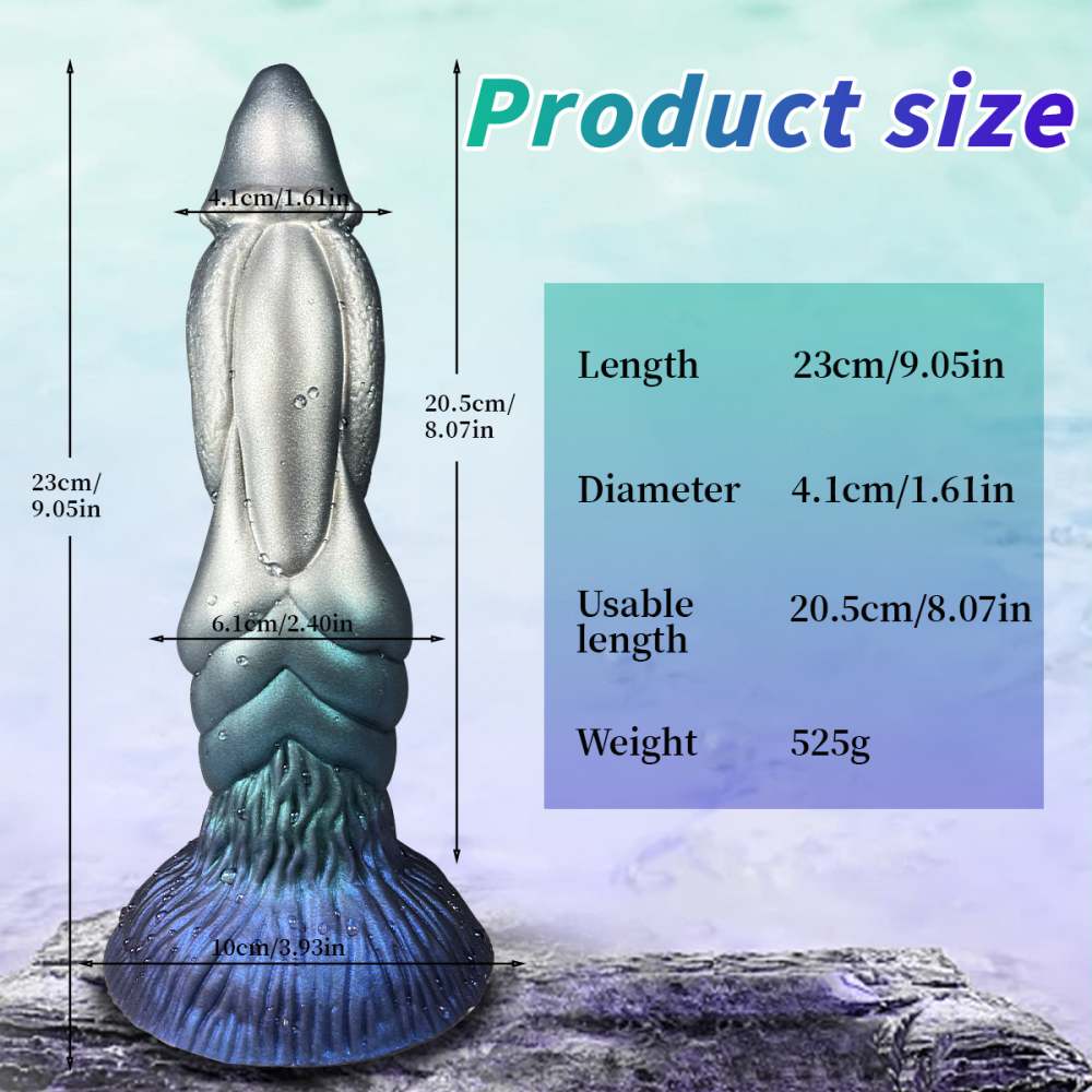 Alien Dragon Fantasy Dildo - 9 Inch Alien Dragon Dildo Xoxomoving