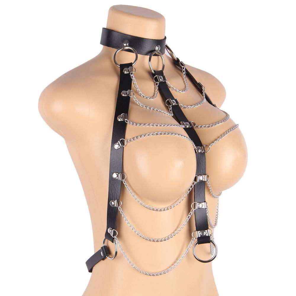 Lust chains Fetish bra - Xoxomoving