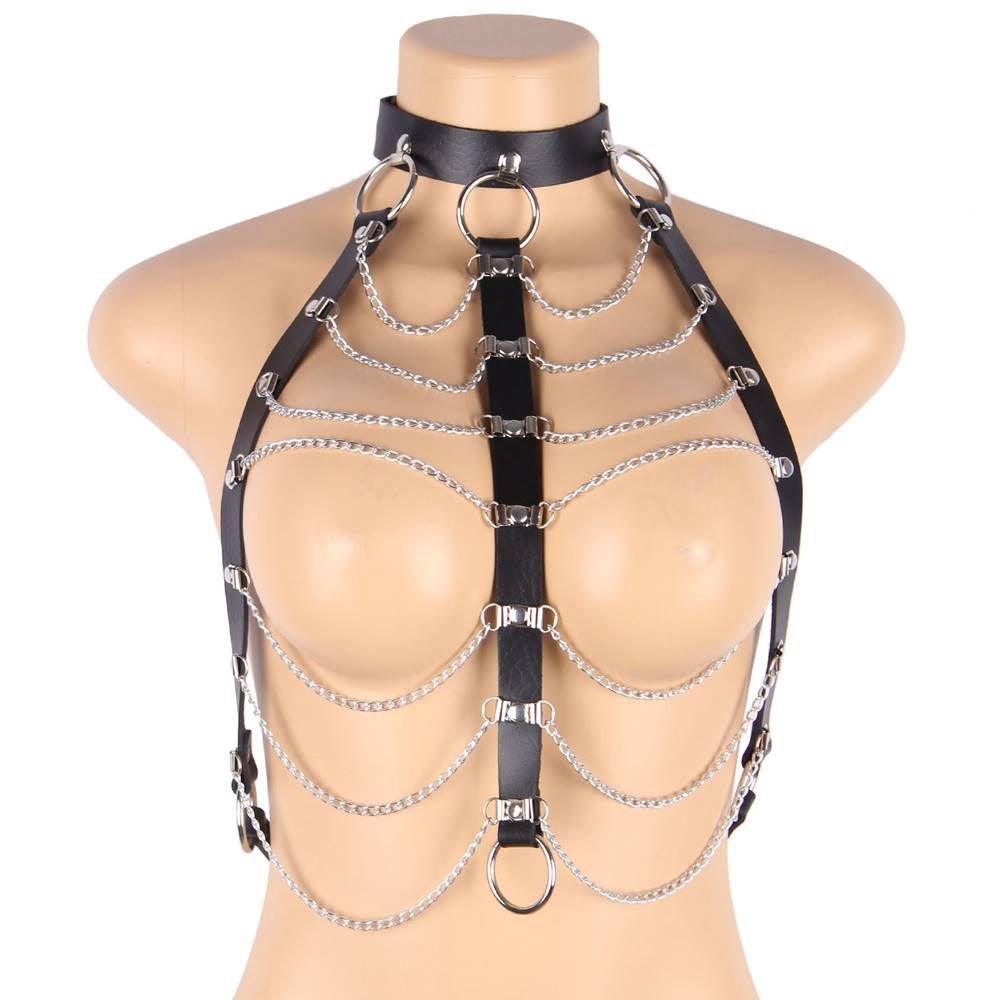 Lust chains Fetish bra - Xoxomoving