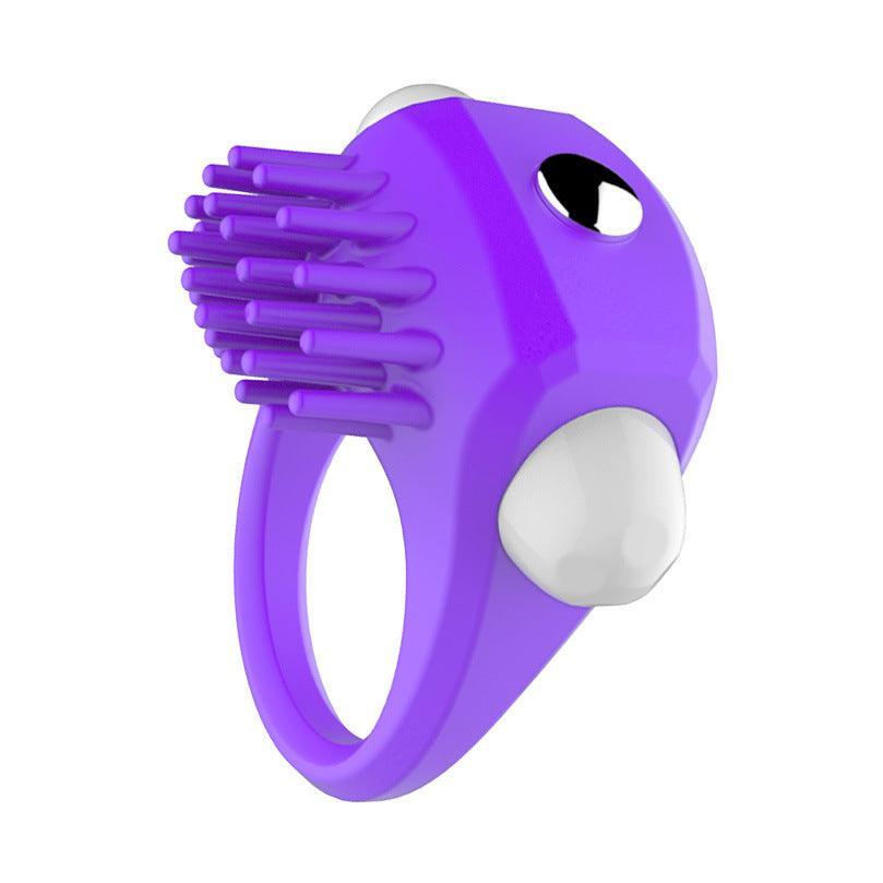 Lust enhancer Vibrating ring with clit stimulator-Caterpillar - Xoxomoving