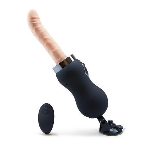 Thrusting Compact Sex Machine with Remote - USB Rechargeable, Travel-Friendly - Xoxomoving