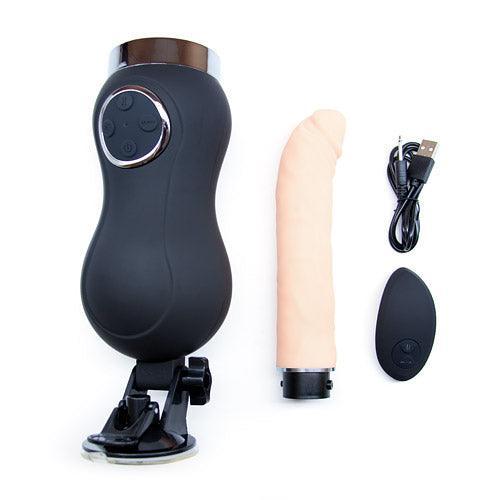 Thrusting Compact Sex Machine with Remote - USB Rechargeable, Travel-Friendly - Xoxomoving