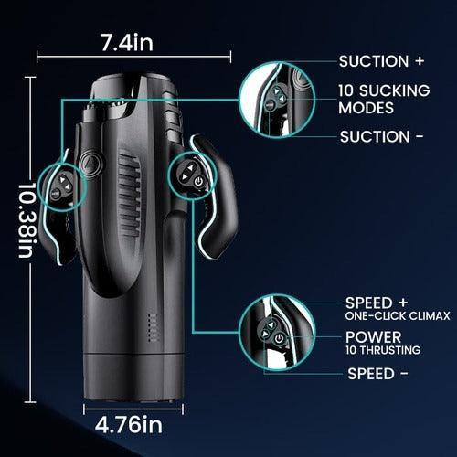 Luxury Craftsmanship Thrusting Suction Toy - Xoxomoving