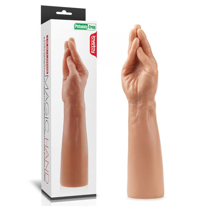 Lovetoy King Sized Realistic Magic Hand Fisting Dildo Flesh 36cm Lovetoy