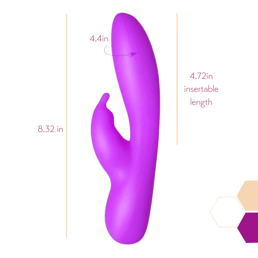 Magnolia Seamless Dual-Powered Rabbit Vibrator - Xoxomoving